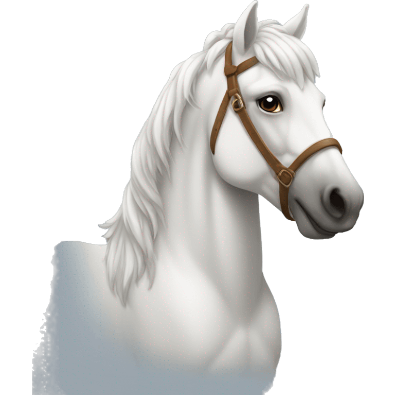 Cavalo branco com asas emoji