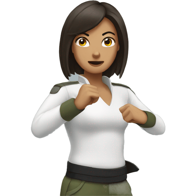 self defence woman emoji