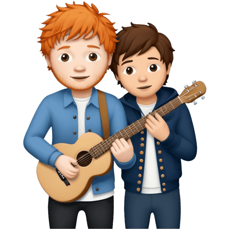 Ed Sheeran and harry styles  emoji