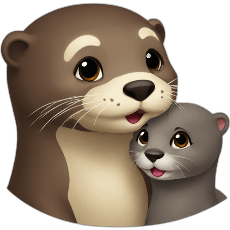 Otter with tekila emoji