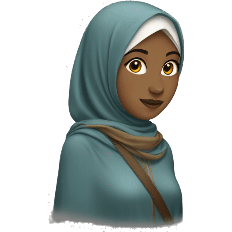 Aslan hijab Girl  emoji