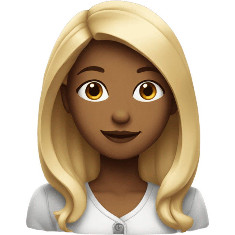 Girl for thank u emoji