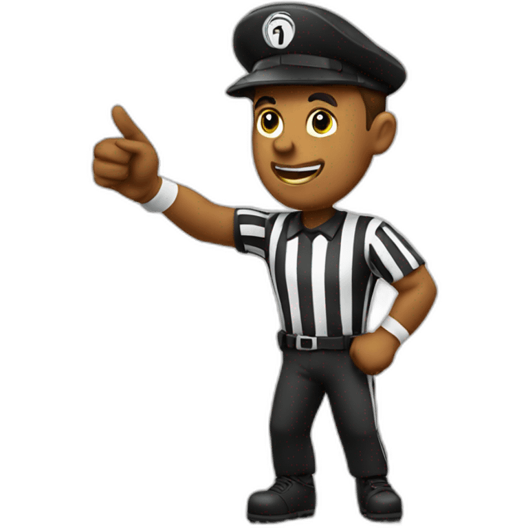 football ref signals touchdown emoji