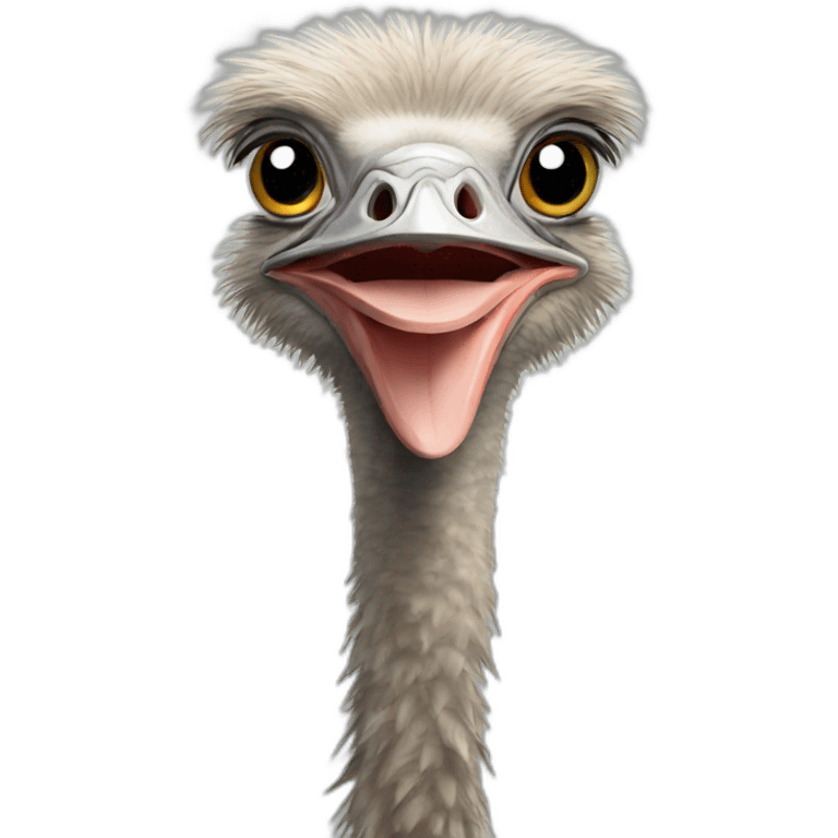 Ostrich emoji