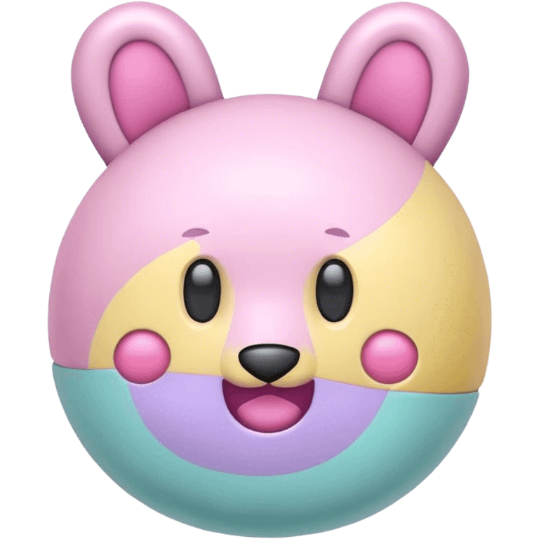 pastel toy emoji