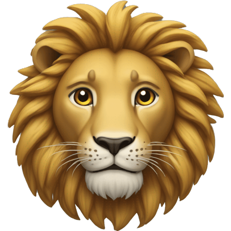 Un lion avec comme pouvoir l’eau emoji