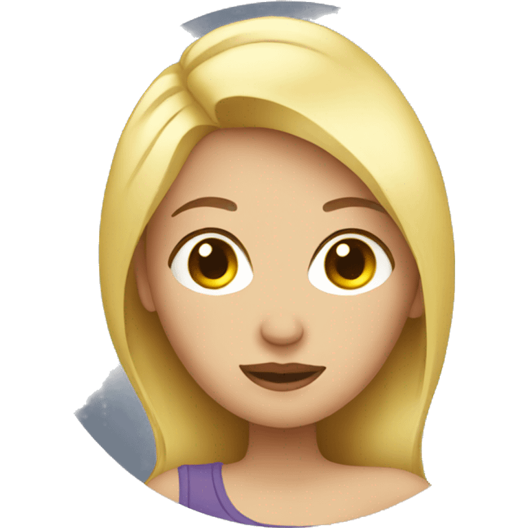 Pregnant blonde emoji