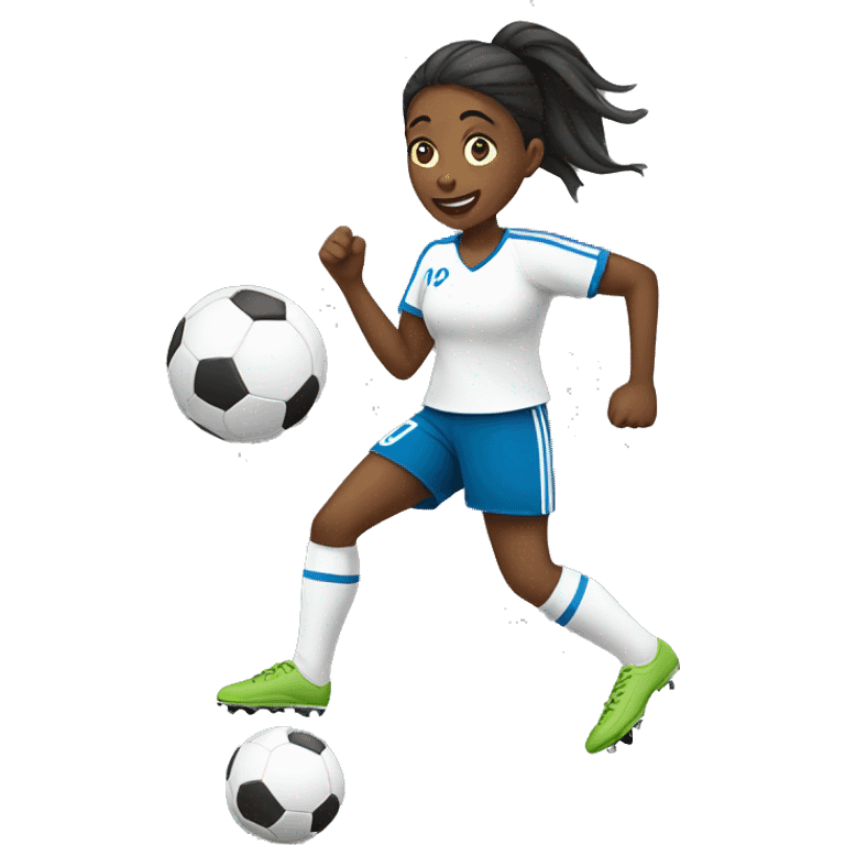 woman playing soccer  emoji