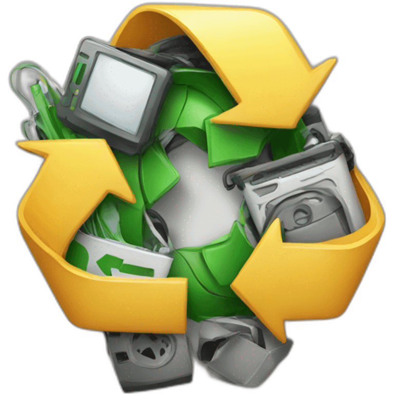 tech recycle emoji