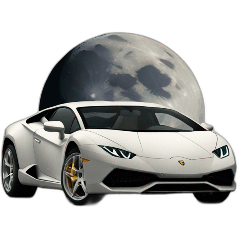 moon-lamborghini emoji