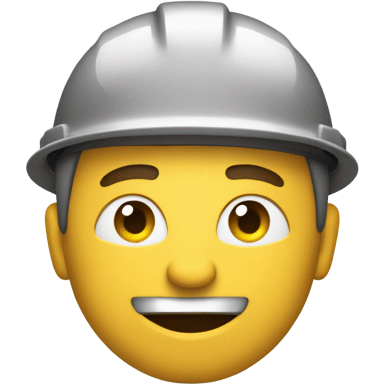 Guy in hard hat holding wrench  emoji