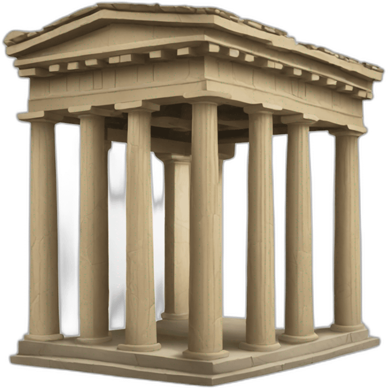 Temple grec emoji