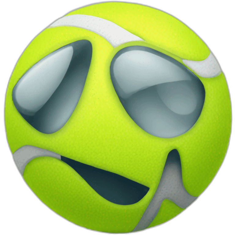 Tennis ball emoji