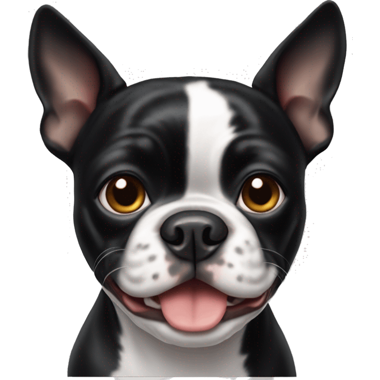 Boston terrier dog emoji