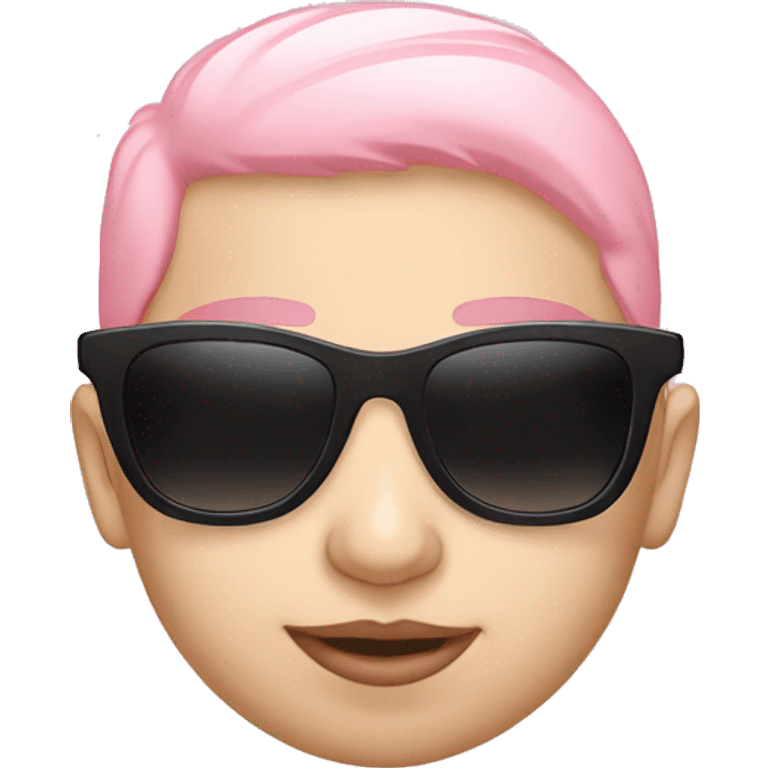 Baby pink sunglasses  emoji