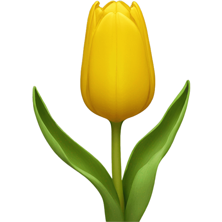 yellow tulip emoji