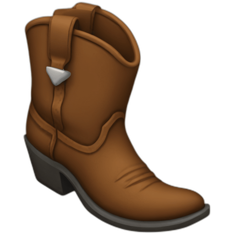 cowboy boot emoji