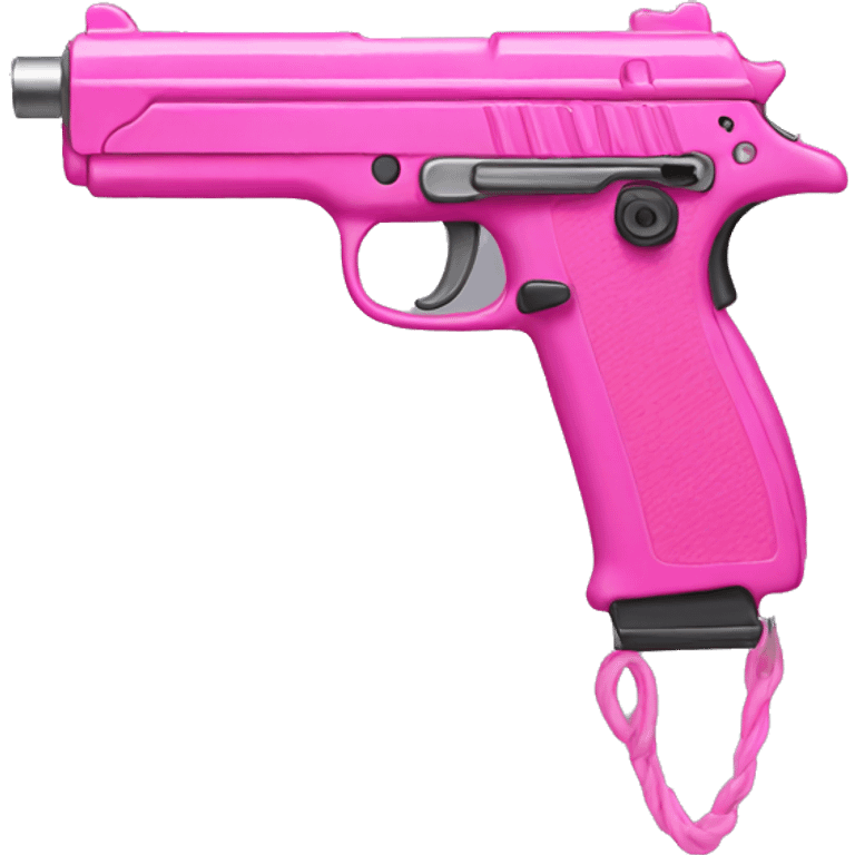 Pink gun  emoji