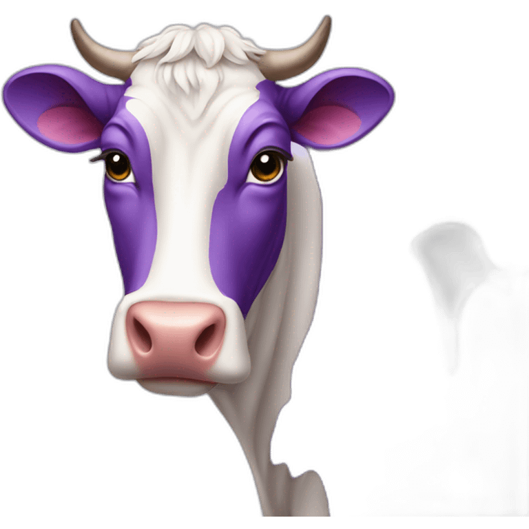 violet cow emoji