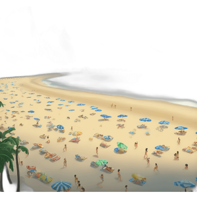 Copacabana beach emoji