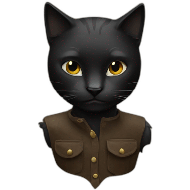 Sauvage with Black cat head emoji