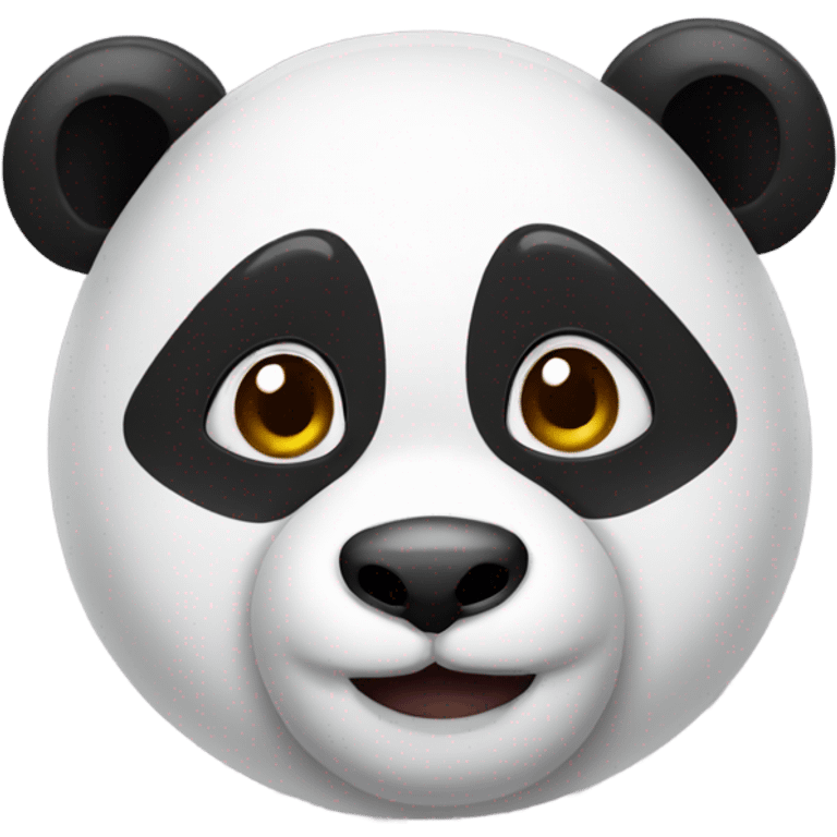 A panda  emoji