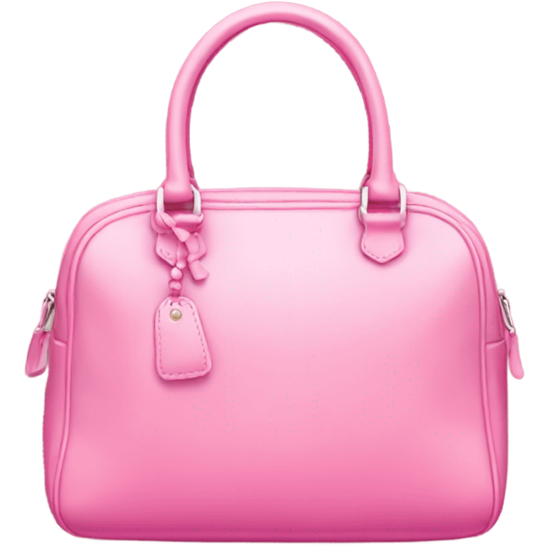 Cute pink bag emoji