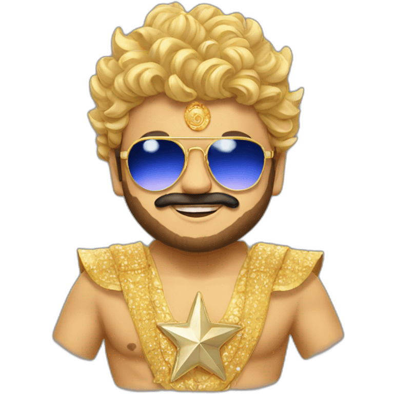 Golden star ganesh emoji