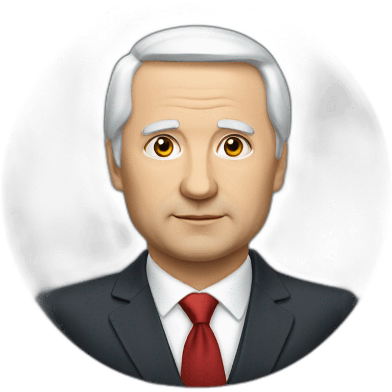 Le président ukrainien qui sert la main au président de la Russie emoji