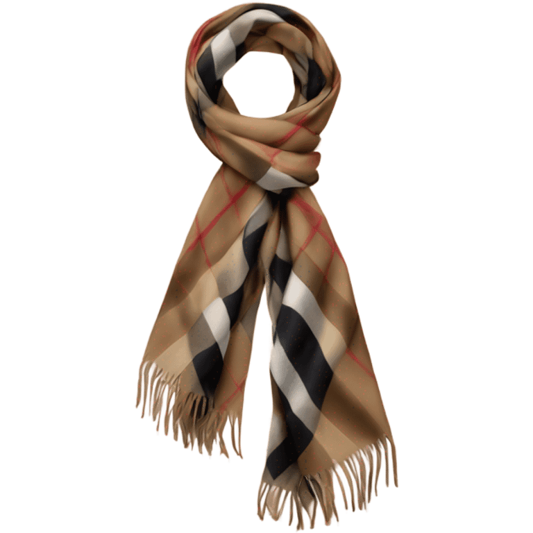 Burberry scarf  emoji