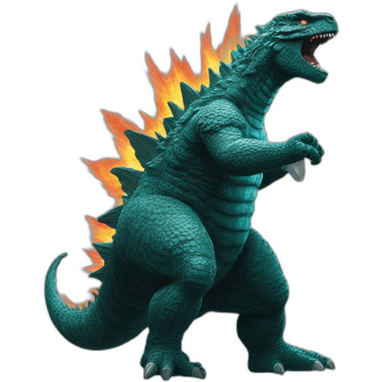 Godzilla atomic breath emoji