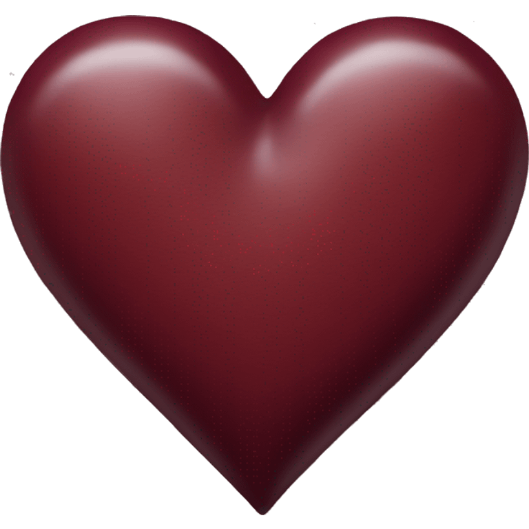 Maroon heart emoji