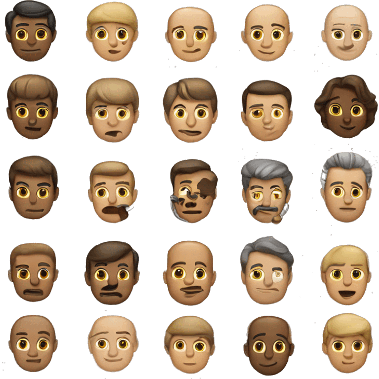 Коричневый пудель emoji