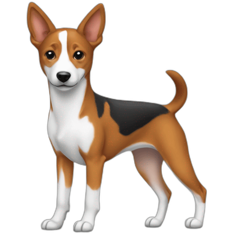 Basenji as a designer  emoji