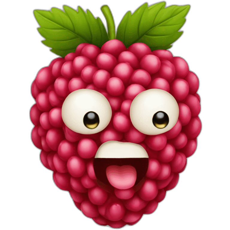 Raspberry emoji