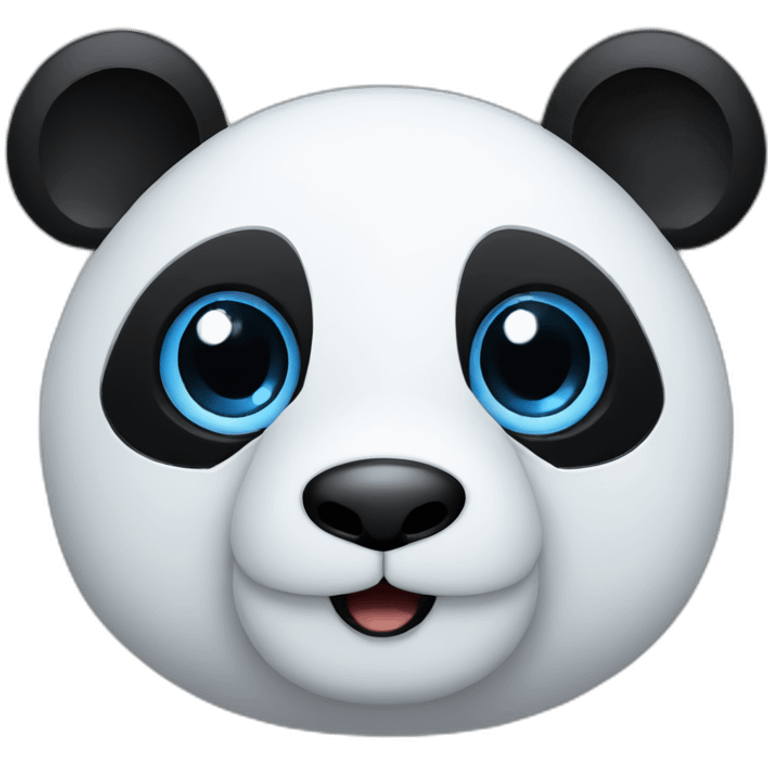 panda lens blue emoji