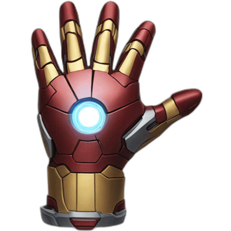 iron man's hand emoji