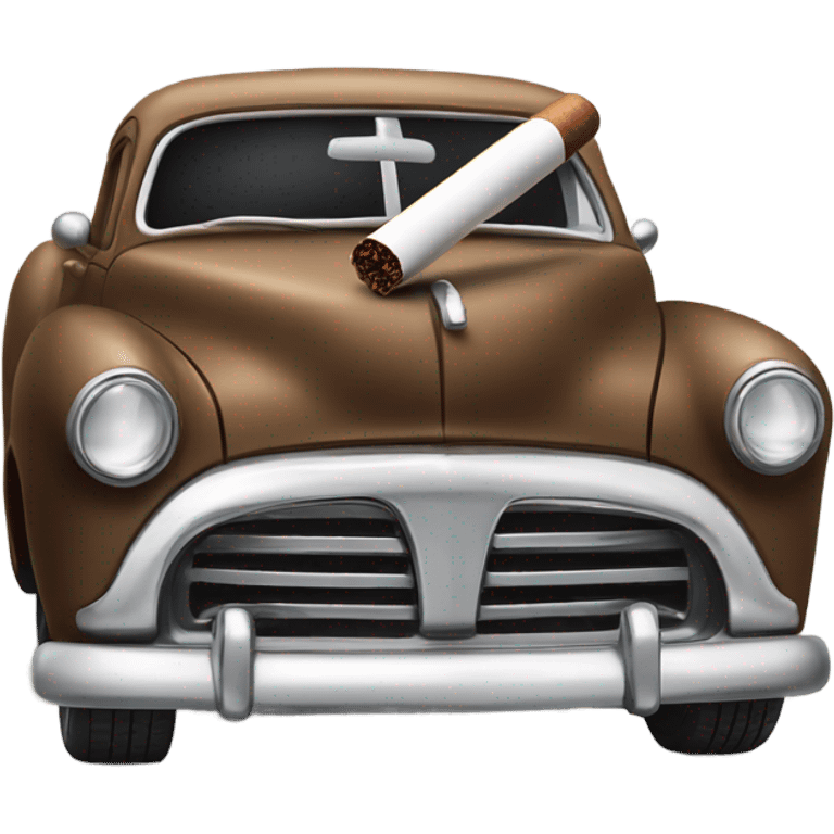 Car smoking a cigar  emoji