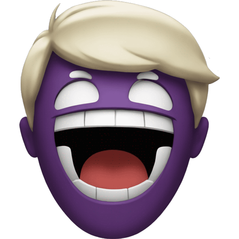 Evil laughing emoji