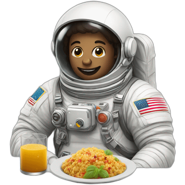 astronaut food emoji