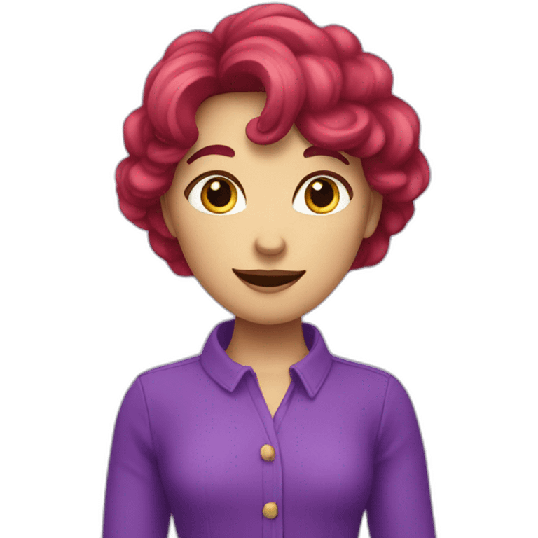 Pomme violett  emoji