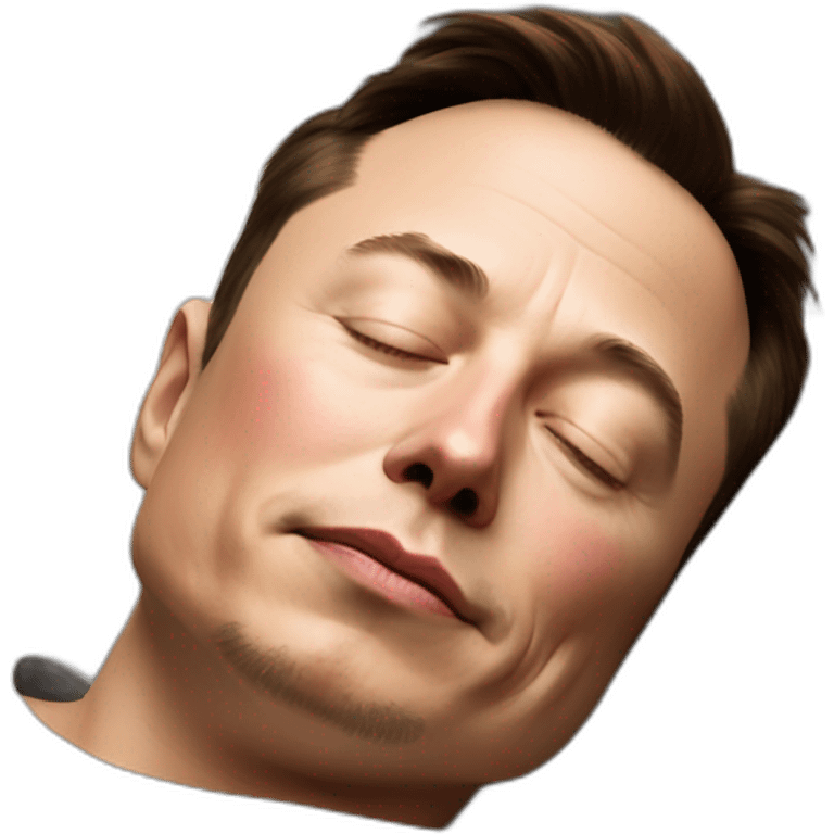 Elon musk sleeping emoji