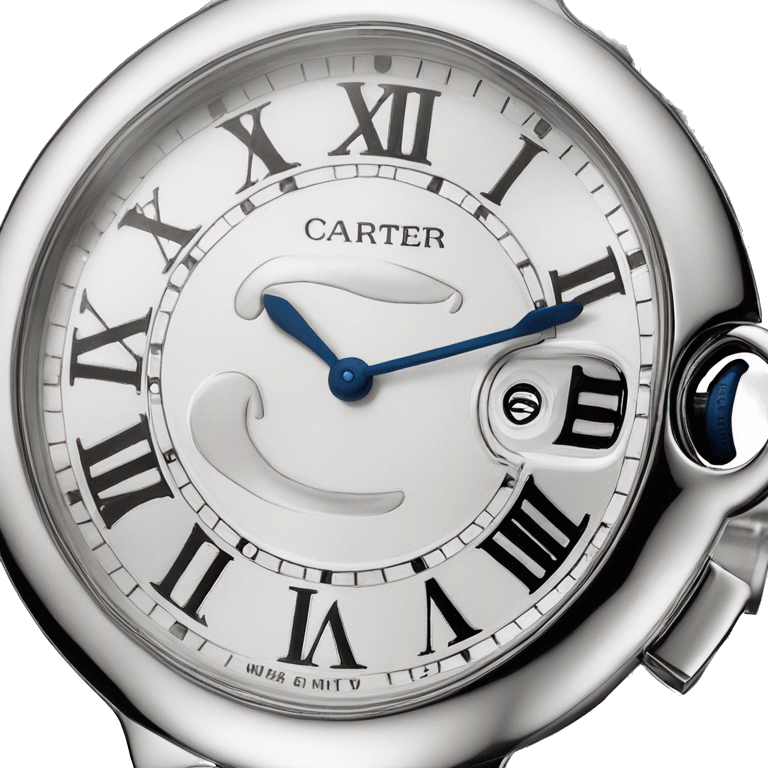 Cartier ballon bleu watch silver with strap emoji