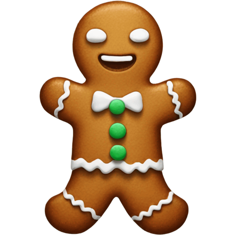 gingerbread man  emoji