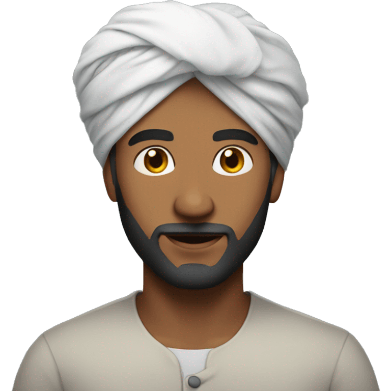 A turban guy with attractive look emoji