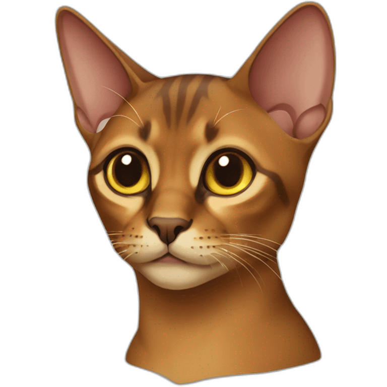 abyssinian cat emoji