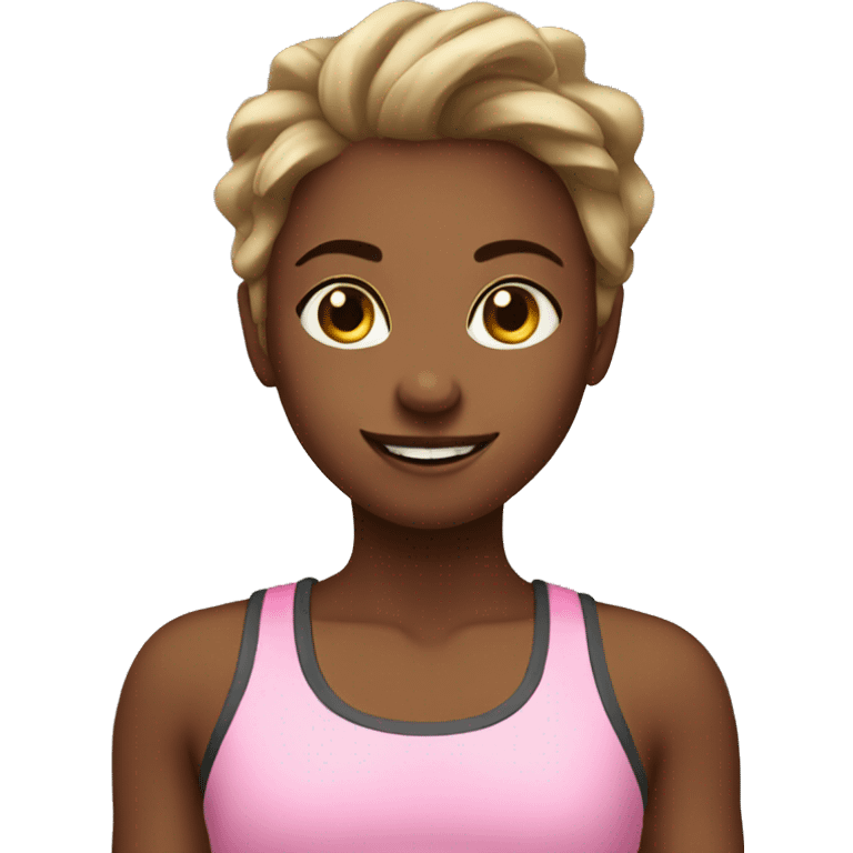 Workout girly emoji