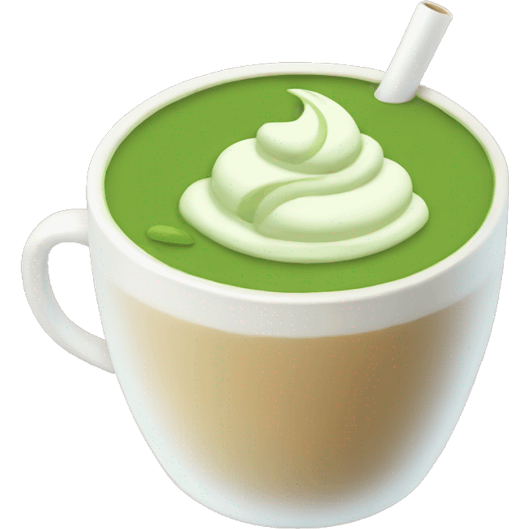 Matcha latte  emoji