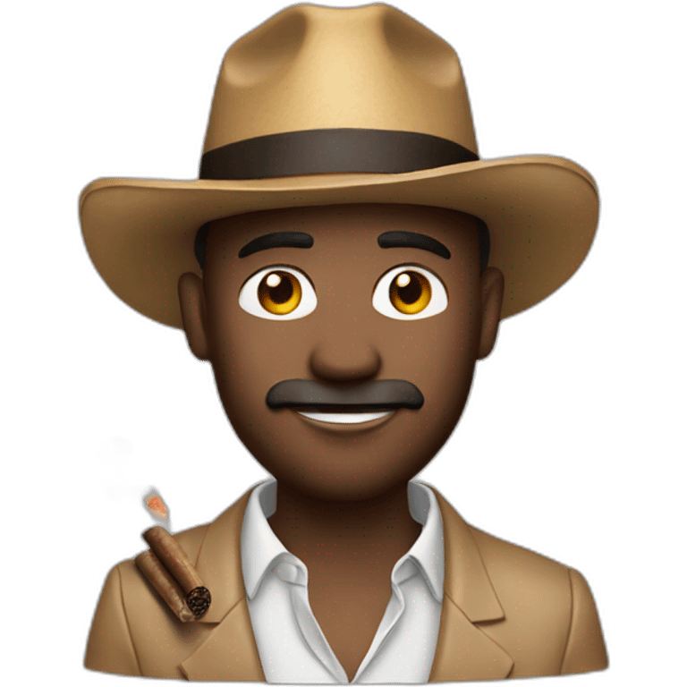 Andrew Tate with cigar  emoji