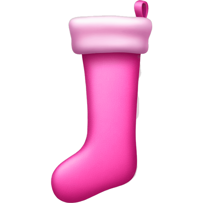 Pink stocking emoji